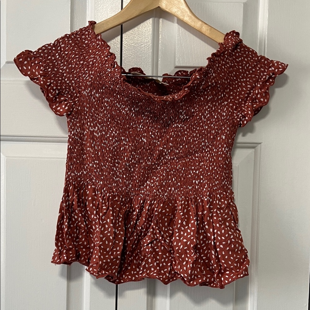 Women's Ruffle Sleeve Top